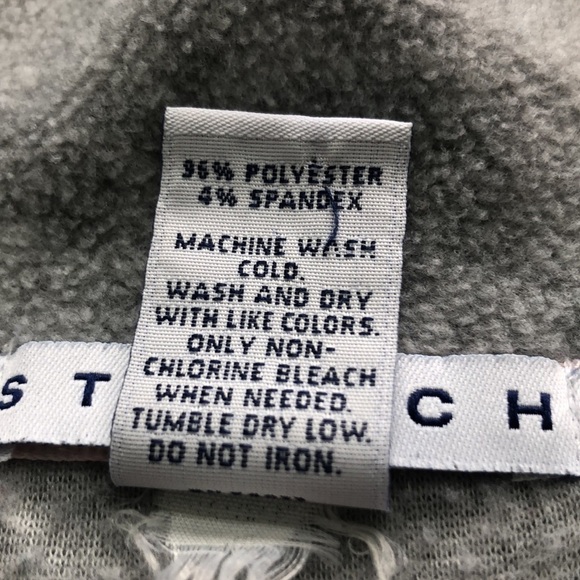 GAP Long Sleeve Quarter Zip Fleece Pull Over Sweatshirt Unisex Boys Size XL - Picture 3 of 7